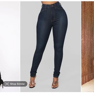 Fashion Nova high waisted jeans